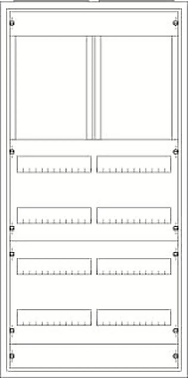 Armoire ComforLine type A — 6 rangées — IP43/IP44 — largeur 550 mm — image 1