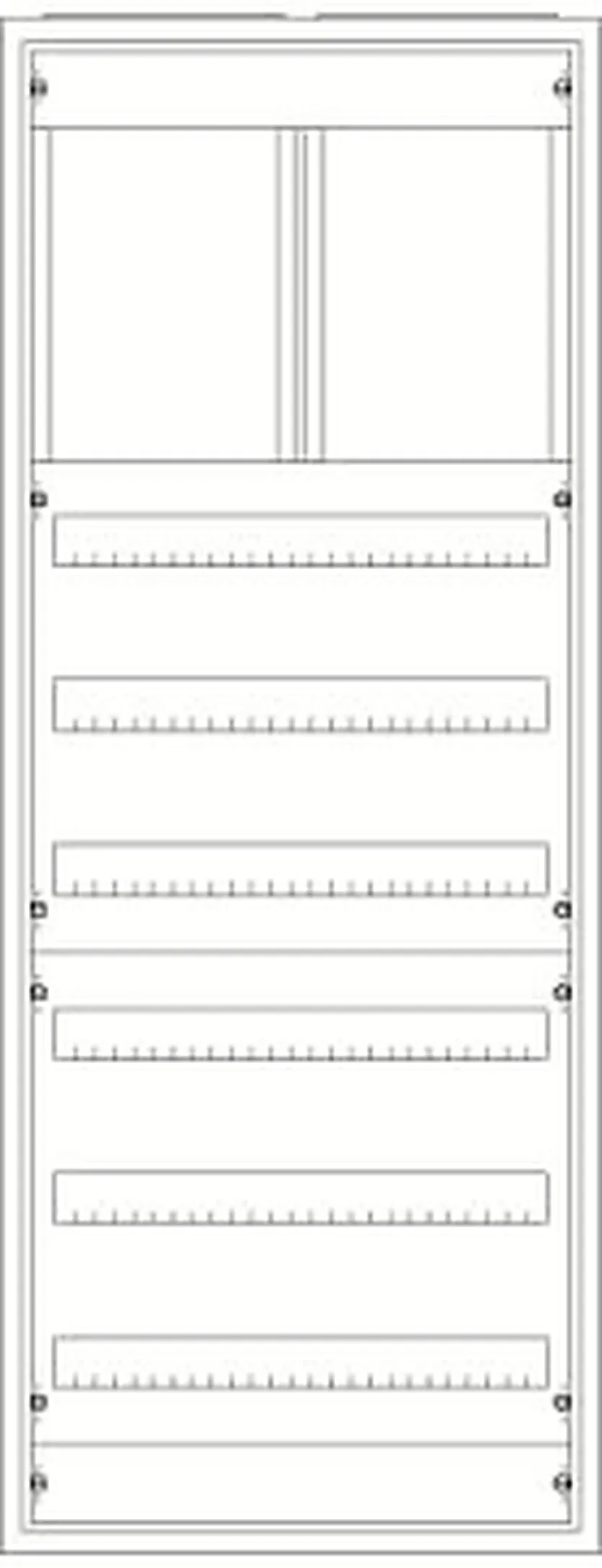 Armoire ComfortLine A — 8 rangées — IP44 — 1400 × 550 mm — image 1