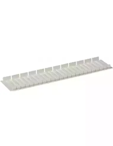 Obturateur sécable ZA1P5 — 12 modules — gris RAL 7035 — lot de 5 — image 1