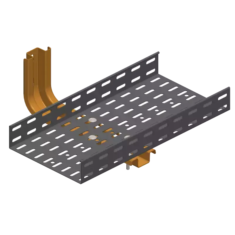 Console profilée universelle CPA-200 — long. 250 mm — galvanisée à chaud — image 1