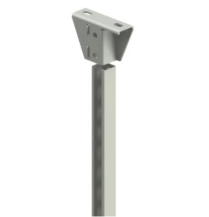 Platine plafond sans vis PFN41S — pendard rail R41SP — inox 316L — image 1