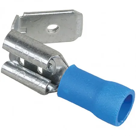 Cosses mâles/femelles isolées bleues EUR'OHM 70396 — boîte de 50 pièces — image 1