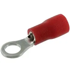 Cosse à œil isolée rouge — 0,5 à 1,5 mm² — M5 — boîte de 50 — image 1