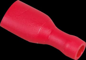 Cosses femelles isolées — languette 6,35 × 0,8 mm — rouge — boîte de 50 — image 1