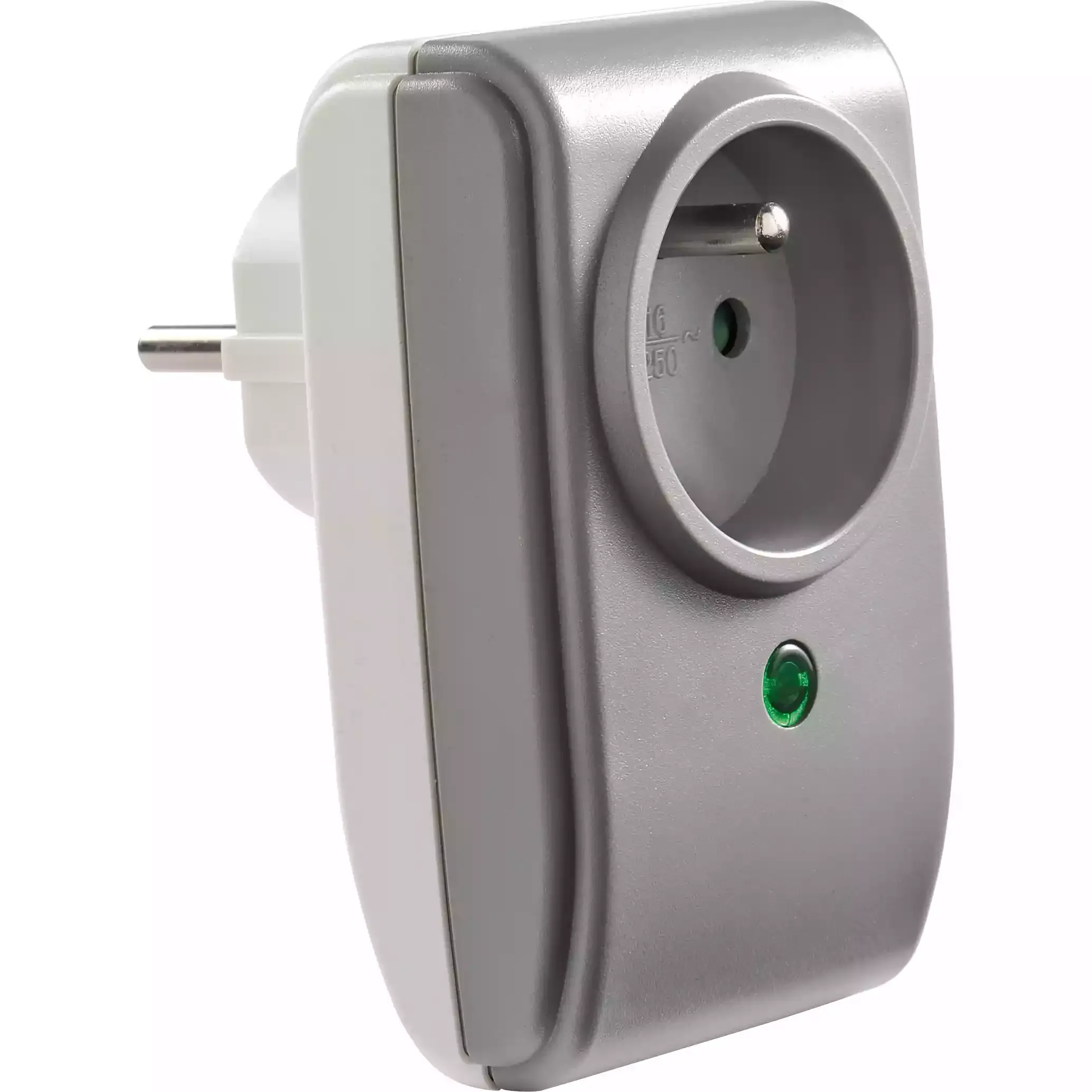 Prise parafoudre à enficher — 16 A — 250 V — CEE 7/16 — image 1