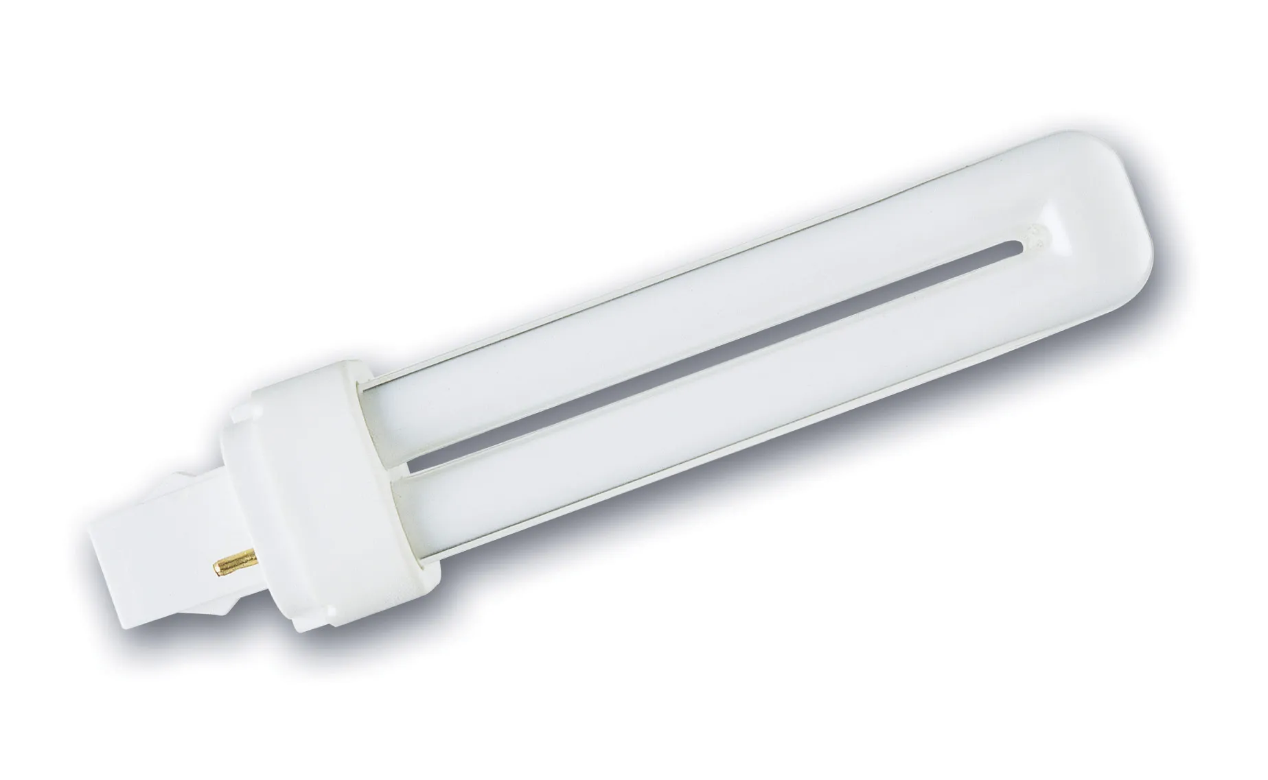 Lampe fluocompacte Lynx-D — 18 W — 2700 K — G24d-2 — ballast ferromagnétique — image 1
