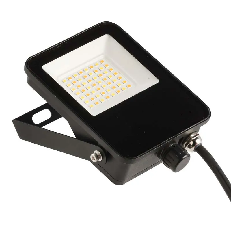 Projecteur fluocompact extérieur — culot G24 — 2 × 26 W — noir — image 1