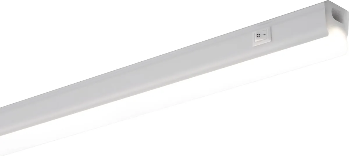 Réglette LED linéaire 600 mm — 6,5 W — 720 lm — 4000 K — 120° — IP20