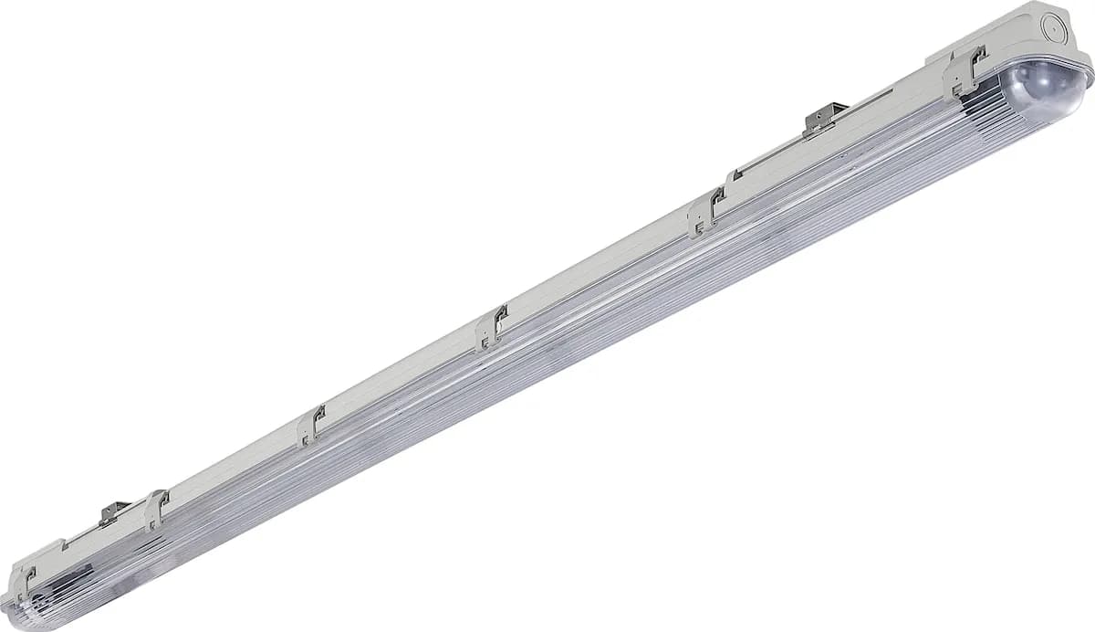 Réglette étanche vide 1200 mm — 1×T8 — IP65