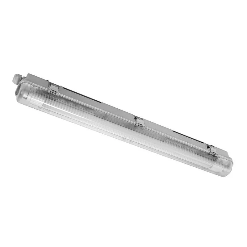Réglette étanche IP65 — 2 tubes × 60 cm — corps vide (sans tubes) — image 1