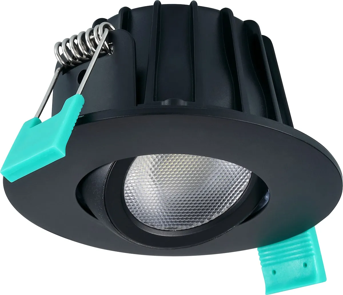 Spot LED encastré IP65 — 5,4 W — 530 lm — 3 CCT — orientable — dimmable — noir
