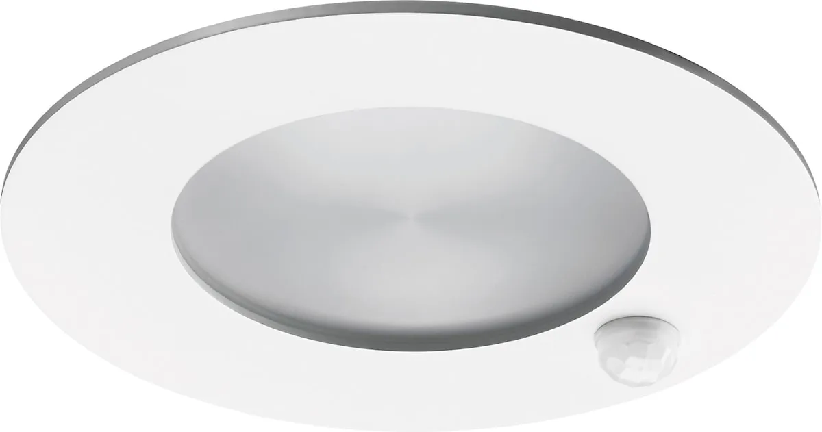 Downlight LED encastré — détecteur PIR — 8 W — 800 lm — 4000 K — IP44 — image 1