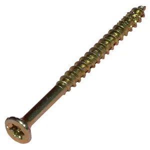 Vis à bois tête fraisée Torx — zinguée jaune — 4×40 mm — boîte 200 — image 1