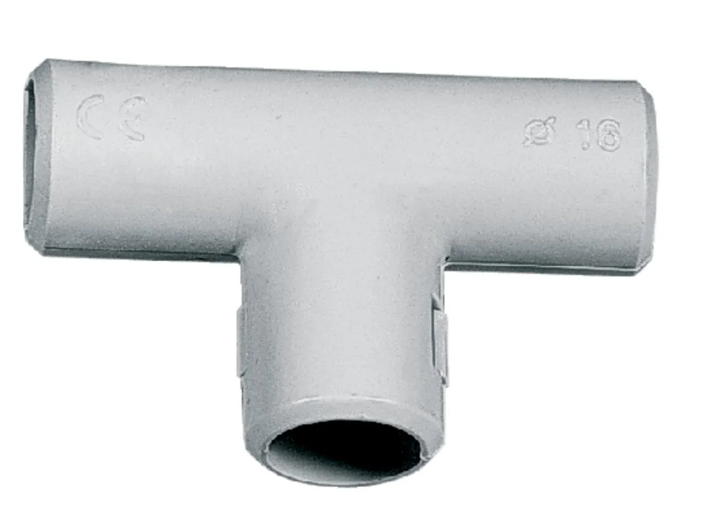 Raccord en T inspectable — tube rigide Ø16 — IP40