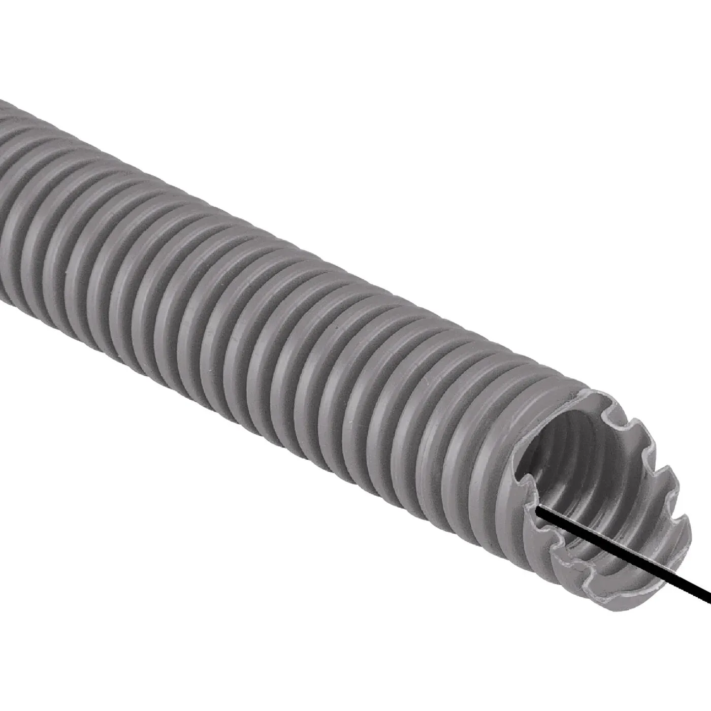 Gaine ICTA 34223 Ø16 — couronne 100 m — avec tire-fil — grise