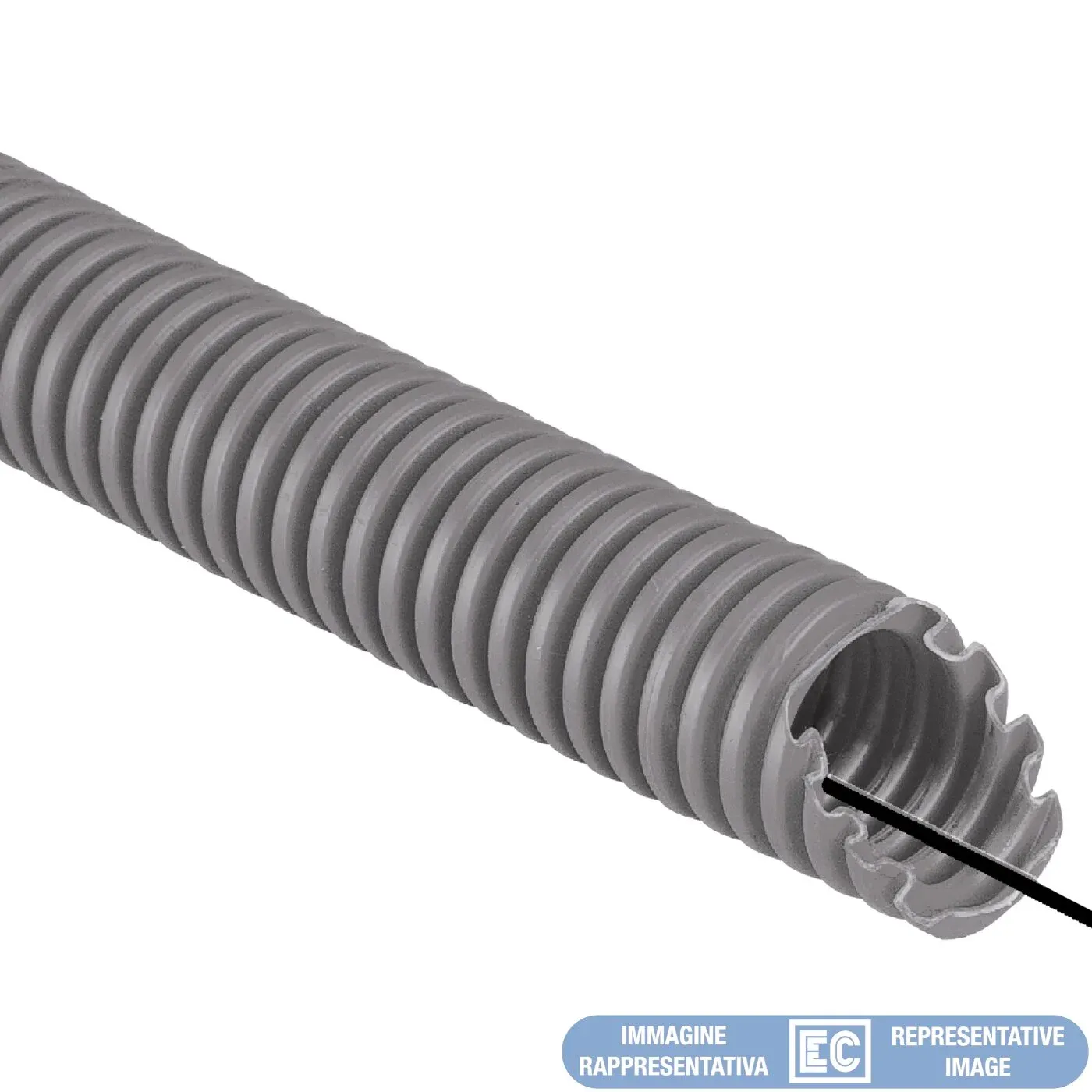 Gaine ICTA 3422 Ø25 — couronne 100 m — avec tire-fil