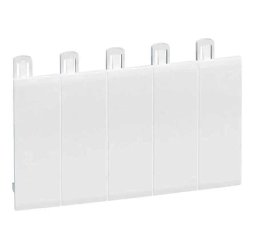 Obturateur séparable — 5 modules — blanc RAL9003 — coffrets XL³