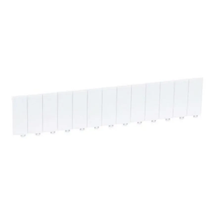 Obturateur séparable — 13 modules — blanc RAL9003 — XL³