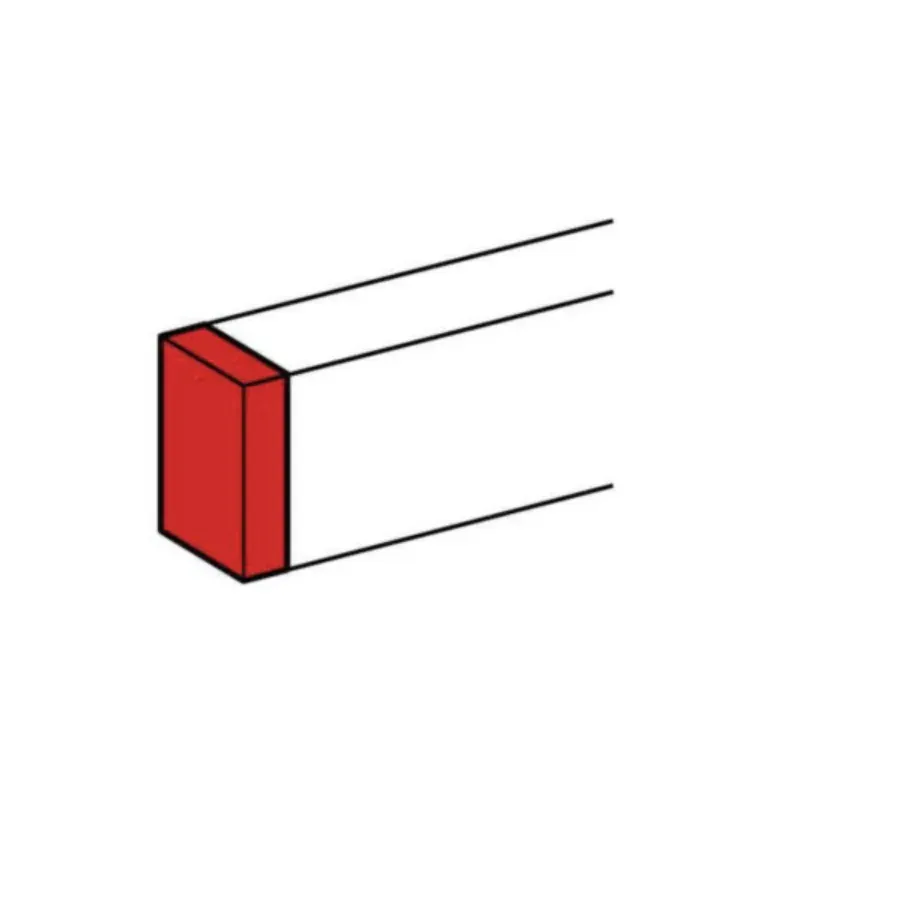 Embout gauche/droite — pour goulotte DLP 50×80 couvercle 65 mm — image 1