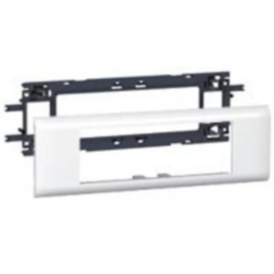 Support Mosaic — goulotte DLP couvercle 65 mm — 6 modules — image 1