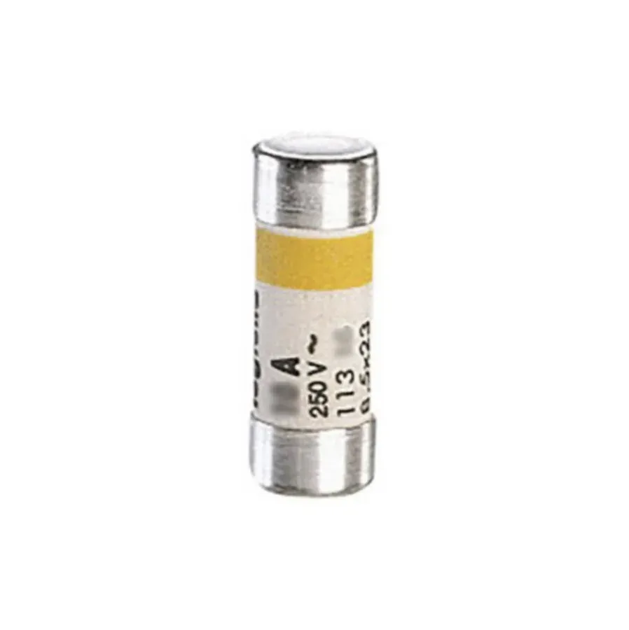 Cartouche cylindrique domestique 8,5×23 mm — 2 A — sans voyant — boîte de 10 — image 1