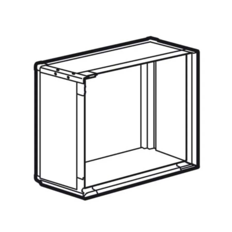 Coffret de distribution métal XL³ 400 — 600×575×175 mm — vide — image 1