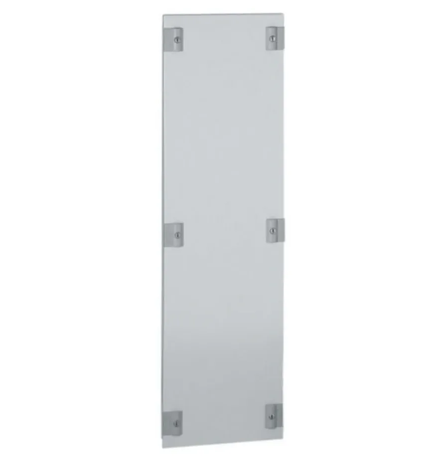 Plastron plein métal 1/4 de tour — pour gaine à câbles XL³ 400 — H 1450 mm — image 1