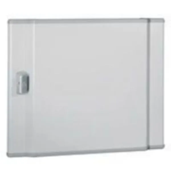 Porte galbée métal — pour coffret XL³ 160 — H 450 mm — image 1