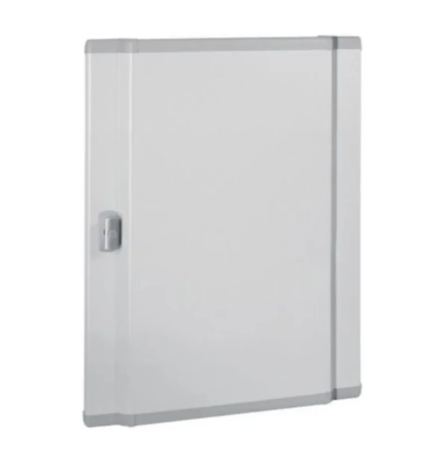 Porte galbée métal — pour coffret/armoire XL³ 160/400 — H 600 mm — image 1