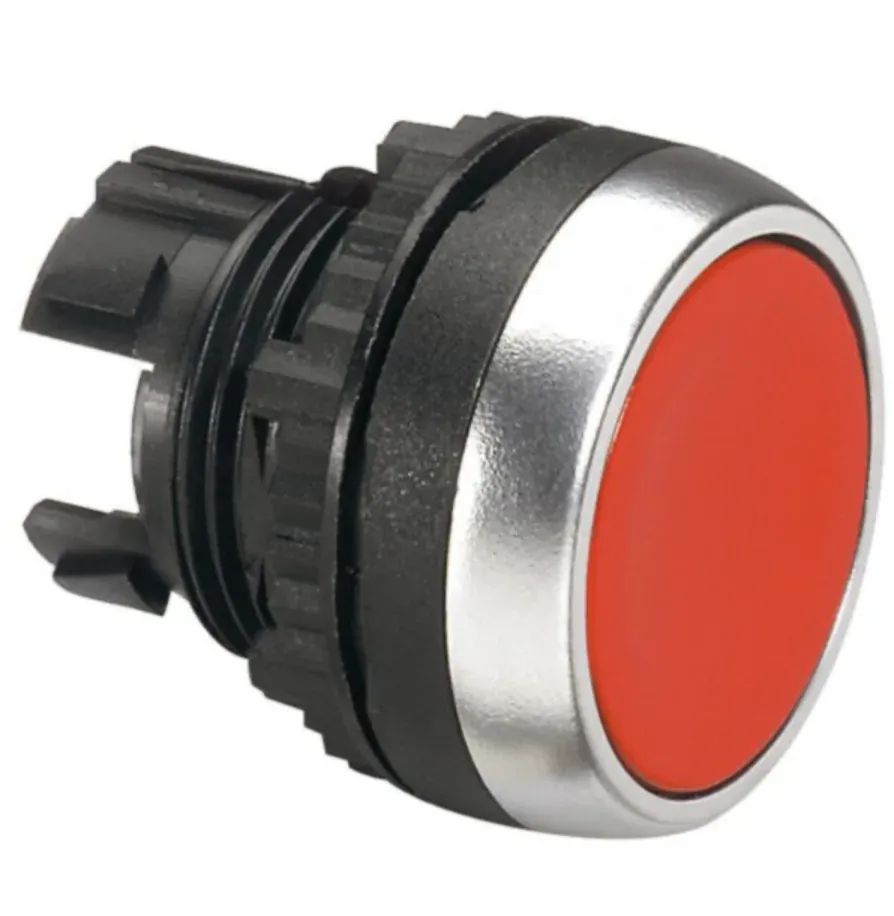 Tête poussoir affleurante non lumineuse — rouge — IP69 — Ø22 composable (OSMOZ) — image 1