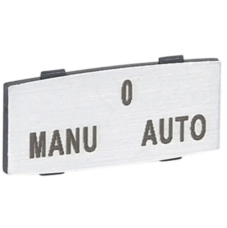 Insert d'étiquetage MANU O AUTO — cadre alu petit modèle OSMOZ — image 1