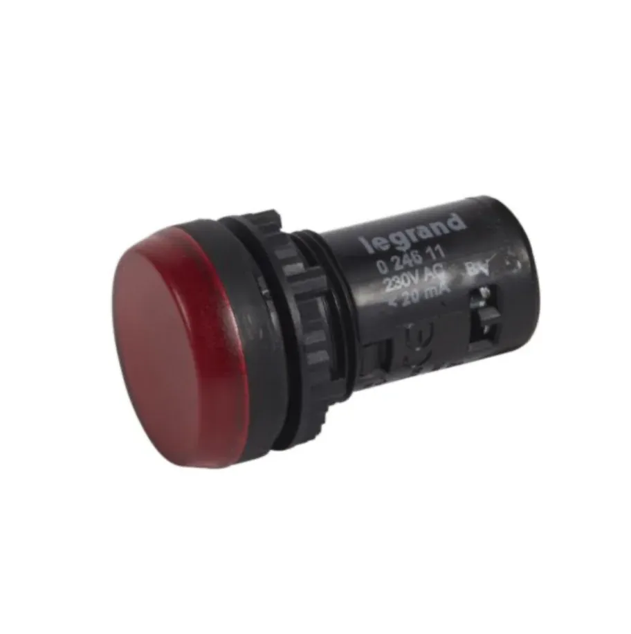 Voyant LED monobloc rouge 230 V — Ø22 — IP69 — image 1