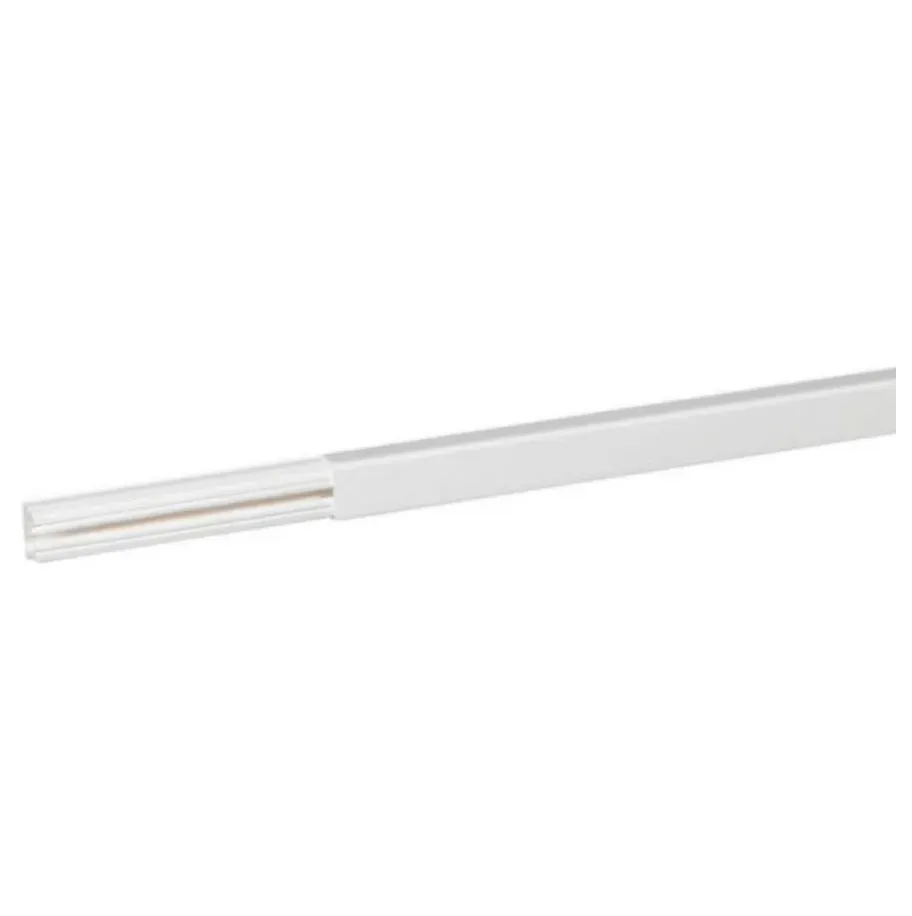 Moulure DLPplus 20×12,5 mm — 1 compartiment — 2,1 m — blanc