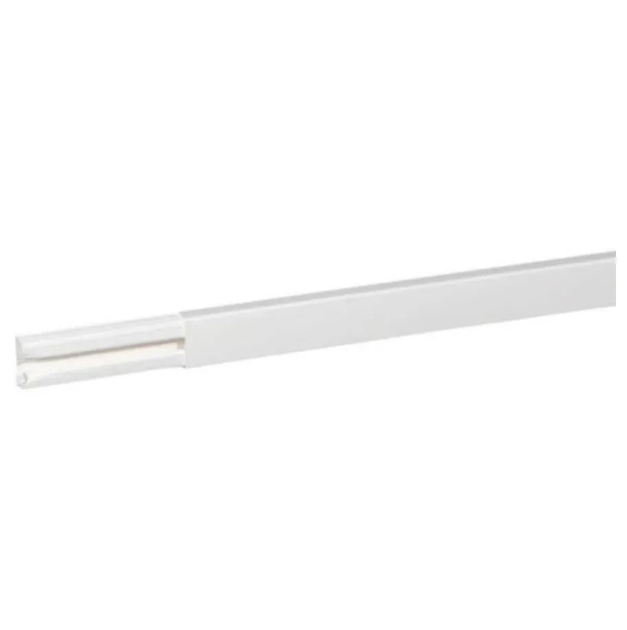 Moulure DLPplus 32×12,5 mm — 1 compartiment — 2,1 m — blanc