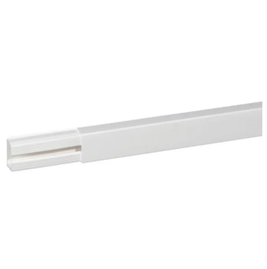 Moulure DLPplus 40×20 mm — 1 compartiment — L 2,1 m — blanc