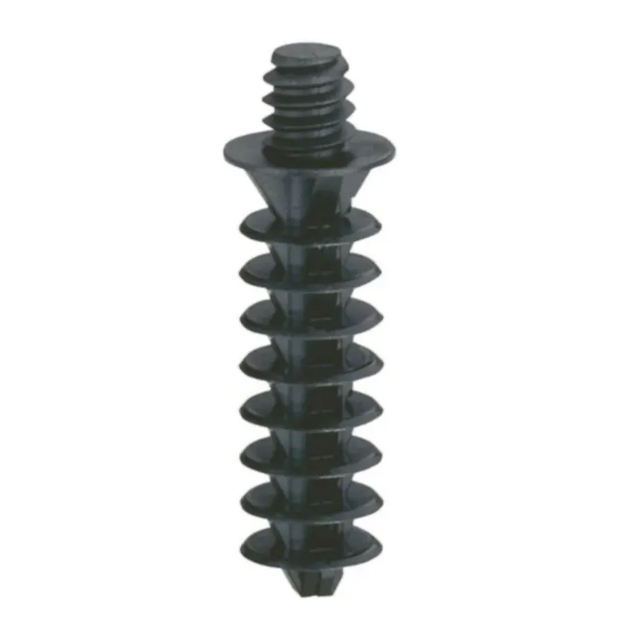 Chevilles à visser noires — protection UV — boîte de 100 — image 1