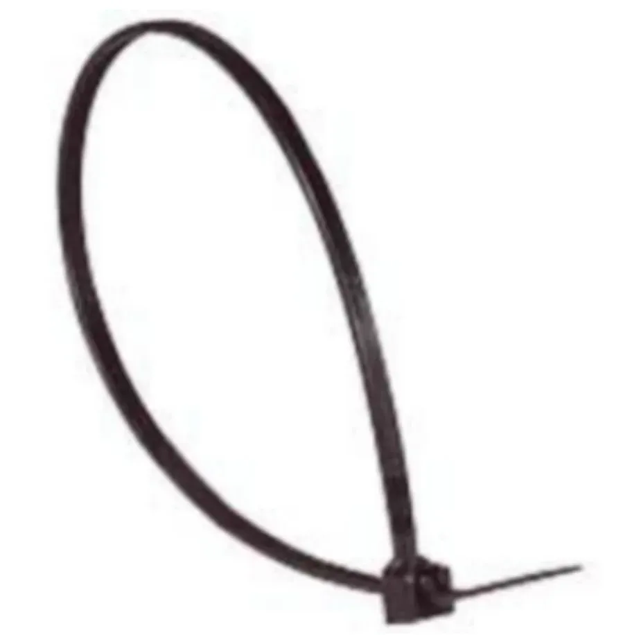 Colliers Colring 2,4×140 mm noirs denture intérieure — boîte de 100 — image 1