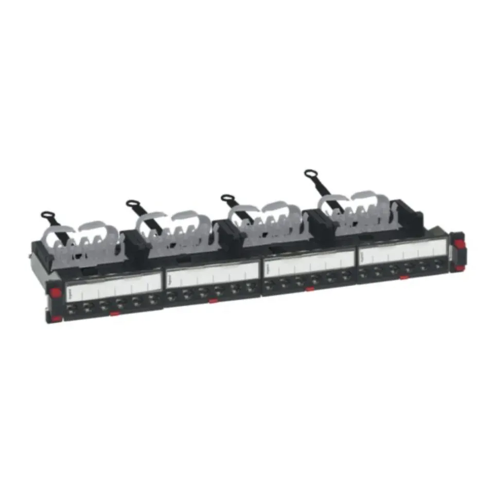 Panneau de brassage 19″ 1U — 24 connecteurs RJ45 Cat.6A STP — LCS³ — image 1