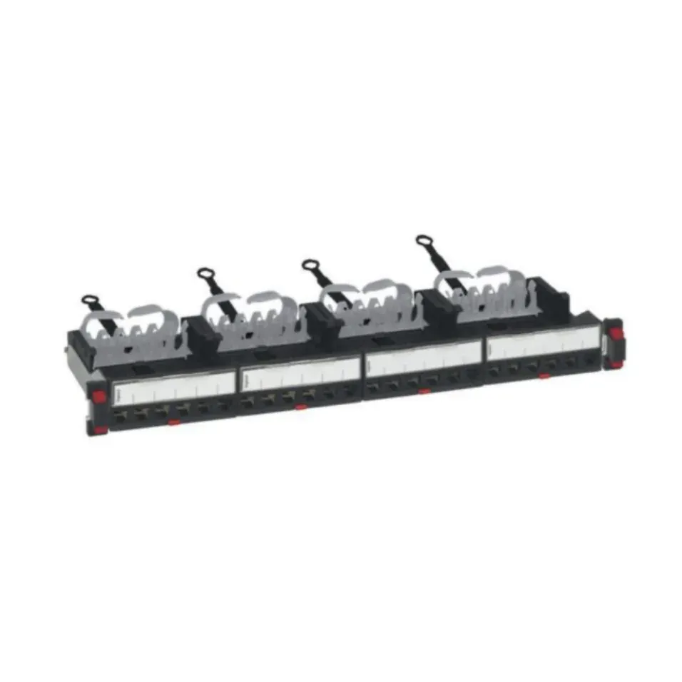 Panneau de brassage droit 19″ 1U à équiper — 24 RJ — LCS³ — image 1