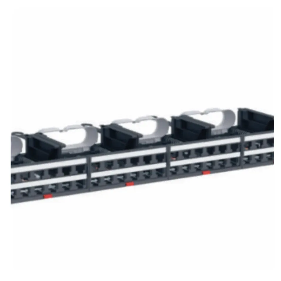 Panneau de brassage droit 19″ 1U à équiper — 48 connecteurs RJ45 haute densité — LCS³ — image 1