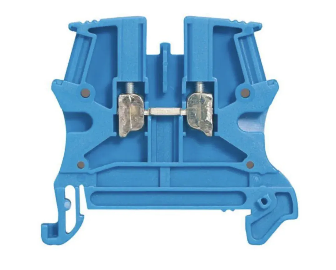 Bloc de jonction de passage à vis Viking 3 — 4 mm² — pas 6 mm — bleu — image 1