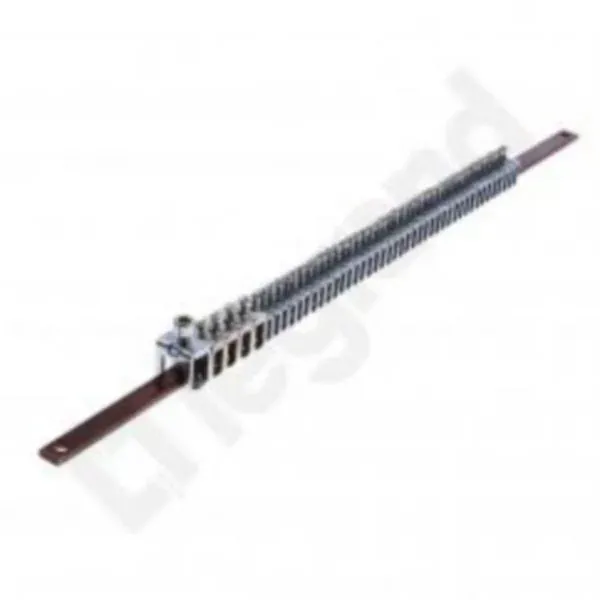 Barre cuivre plate 12×4 mm — avec étriers — L 455 mm — pour XL³400 — image 1
