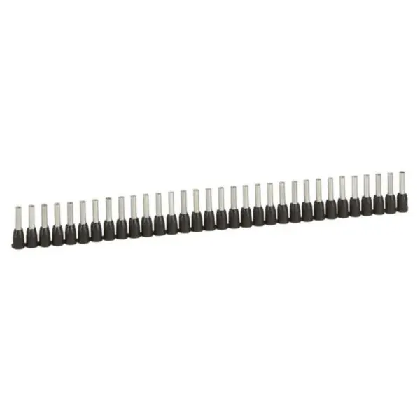 Embouts de câblage 1,5 mm² noir — bande de 40 — image 1