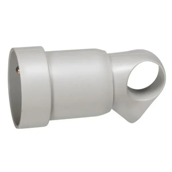Prolongateur 2P+T 16 A plastique avec anneau — gris — image 1