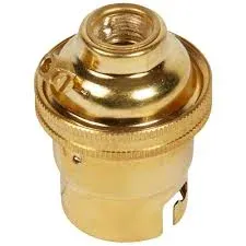 Douille B22 à bague métal — raccord fileté — 150 W max — image 1