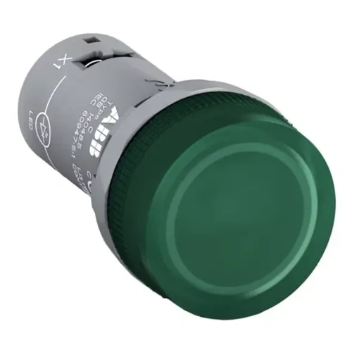 Voyant lumineux LED CL-523G — vert — 230 V AC — Ø 22 mm — IP66 — image 1
