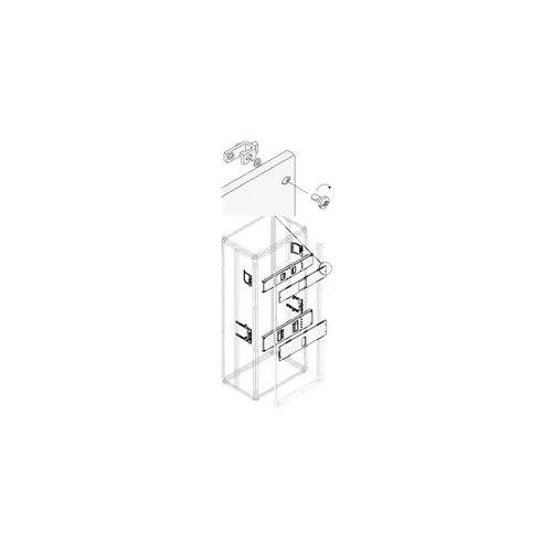 Kit d'adaptation panneau — Tmax XT4 — 3/4 pôles — 200×600 mm — image 1