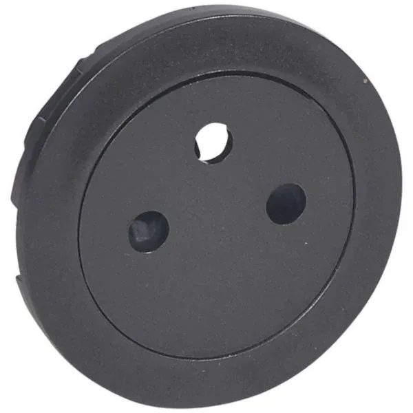 Enjoliveur pour prise 2P+T (Céliane Graphite) — image 1