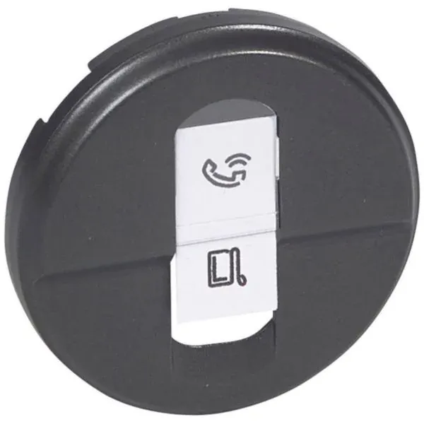 Enjoliveur pour prise RJ45 (Céliane Graphite) — image 1