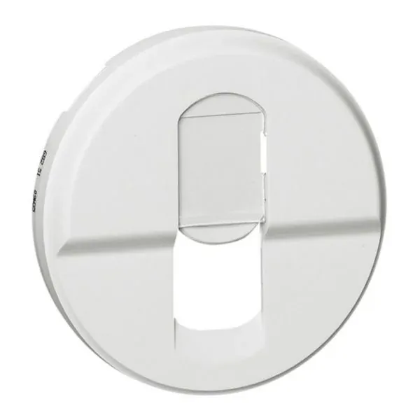 Enjoliveur prise RJ45 Cat.6 blindée — Blanc — image 1